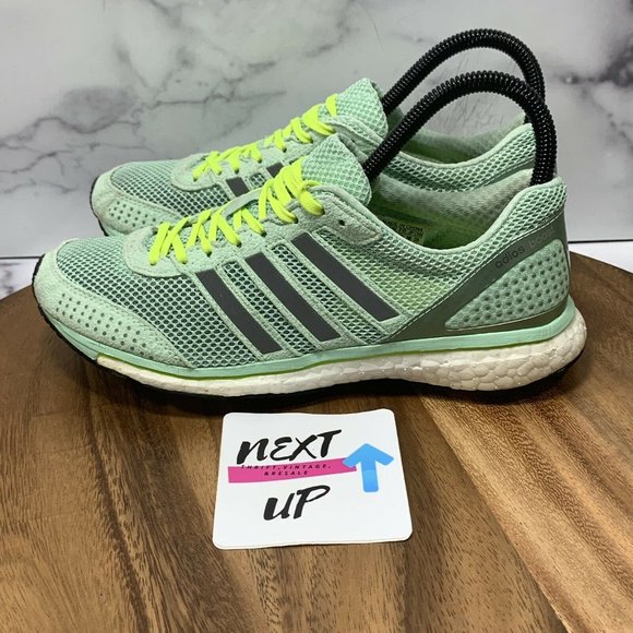 adidas Adizero Adios Boost 2 Seafoam Green Women’s Athletic Running Shoes size 7 - Picture 1 of 10